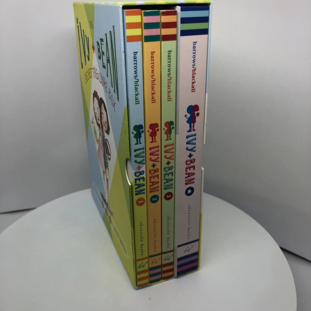 Ivy & Bean 1-3 Book Set + Secret Box & Journal Annie Barrows Like‎ New Books